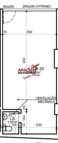 Loja para aluguel no Palmeiras: 