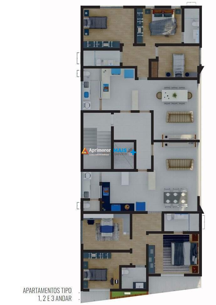 Cobertura Duplex à venda no Sinhaninha: 