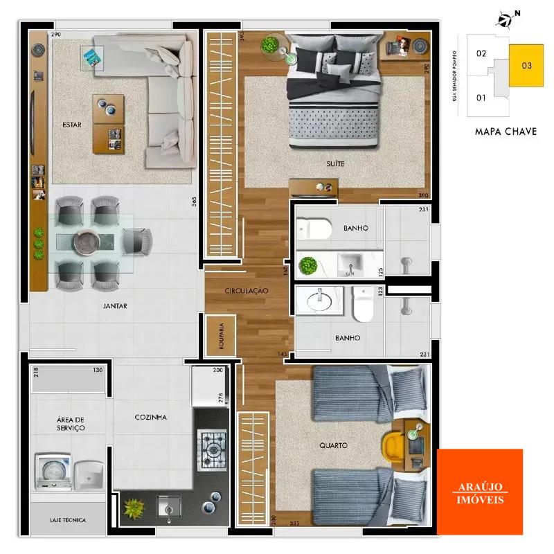 Apartamento à venda no SERRA: 