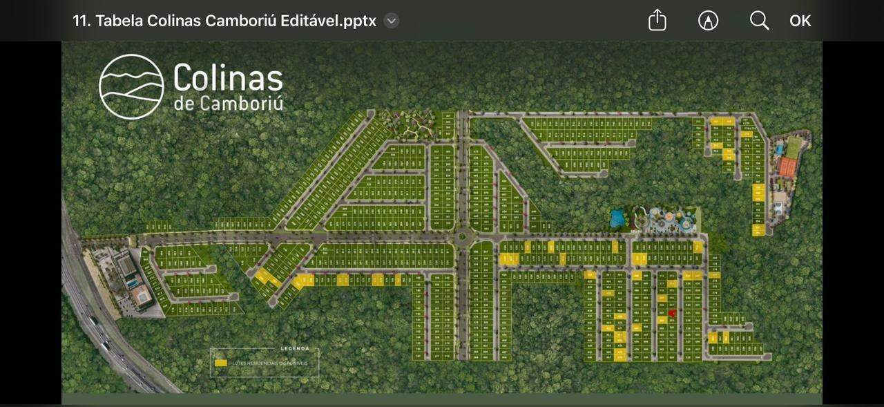 Lote à venda no Área Rural de Camboriú: 