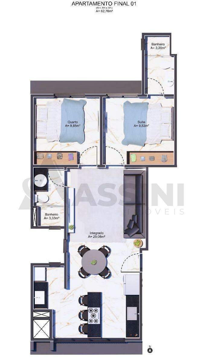 Apartamento à venda no Rio Branco: 