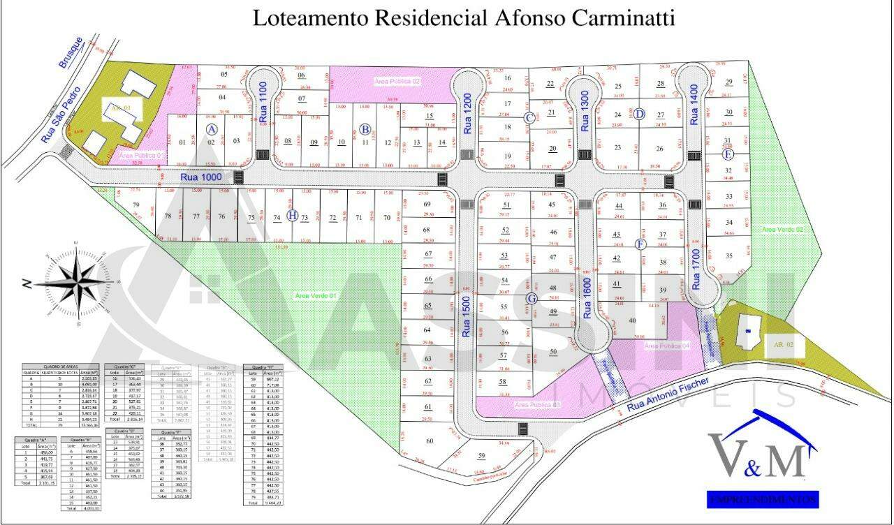 Lote em condomínio à venda no Sao pedro: 