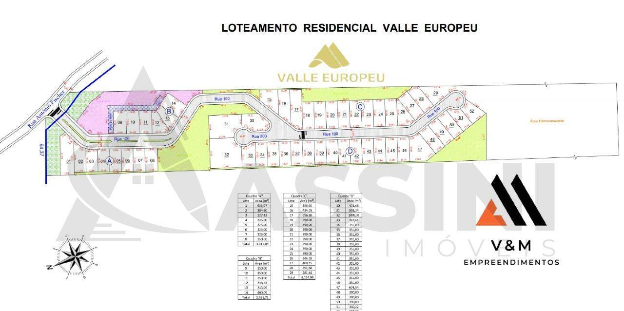 Lote em condomínio à venda no Sao pedro: 