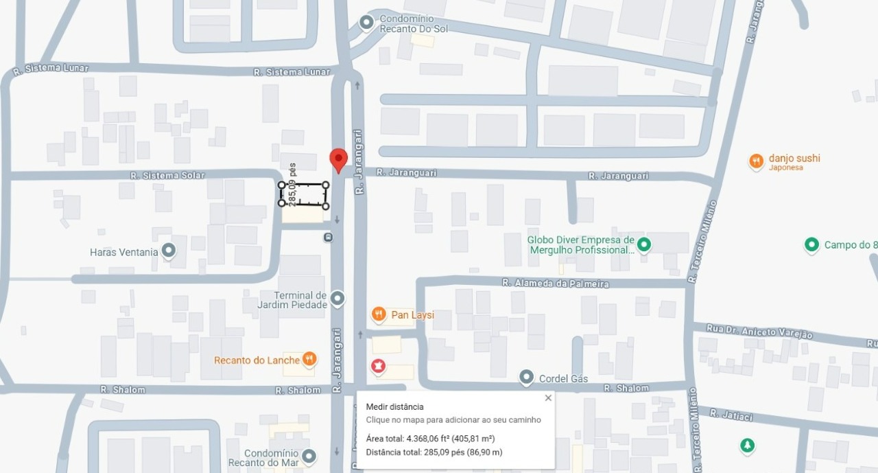 Terreno à venda no Piedade: 