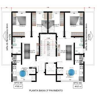 Apartamento de 2 quartos, no bairro Limeira, em Brusque | Eu Corretor