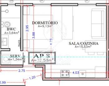 Apartamento de 1 quarto, no bairro Santa Terezinha, em Brusque | Eu Corretor