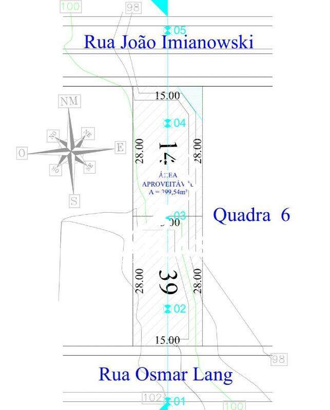 Lote/Terreno de 420m² no bairro Limoeiro, em Brusque | Eu Corretor
