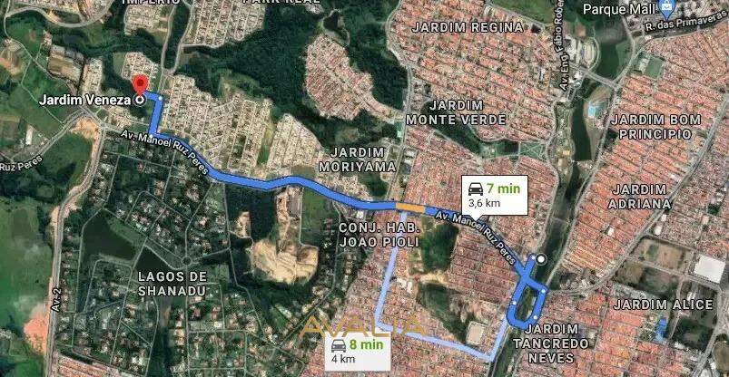 Terreno à venda no Jardim Residencial Nova Veneza: 