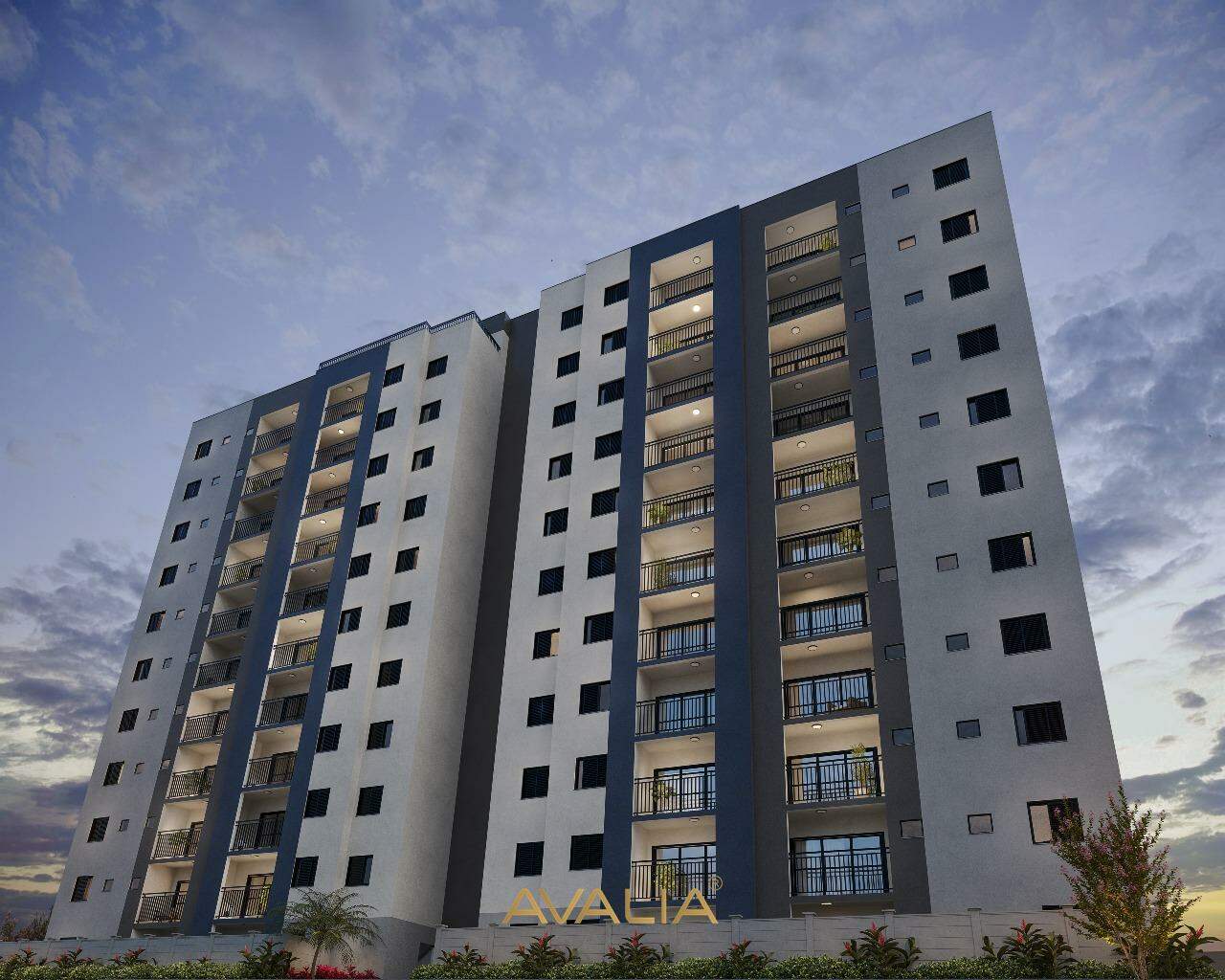 Apartamento à venda no Chácara Alvorada: 