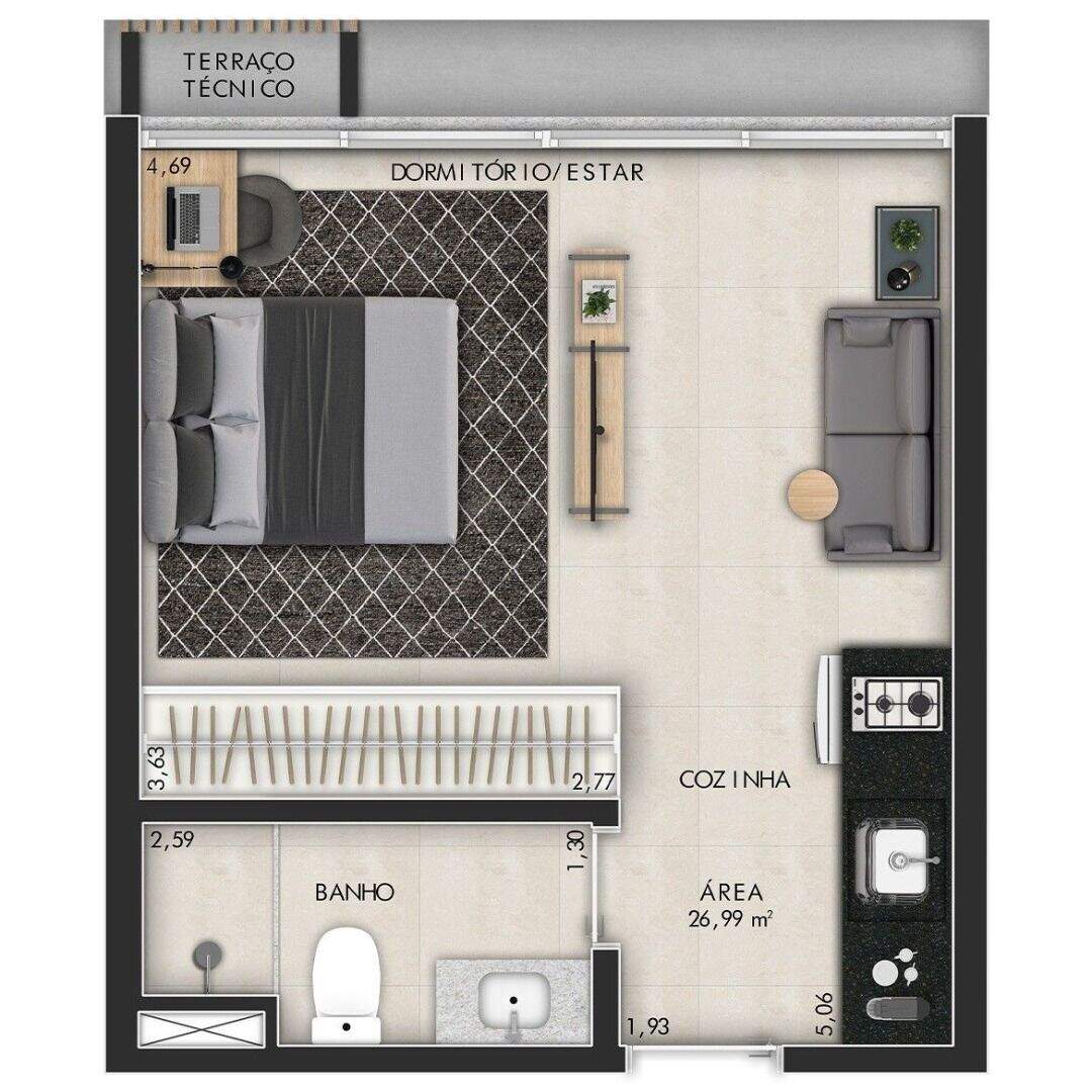 Apartamento à venda no Jardim Panorama: 