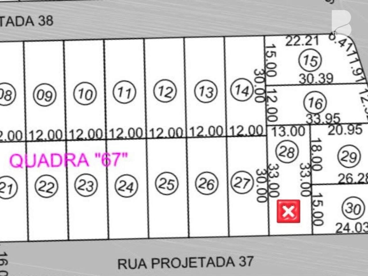 Terreno à venda no Nova Governador: 