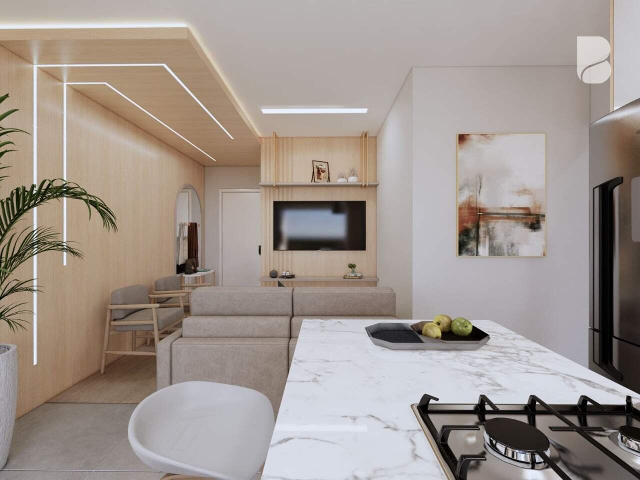 Apartamento à venda no Praia de Palmas: 