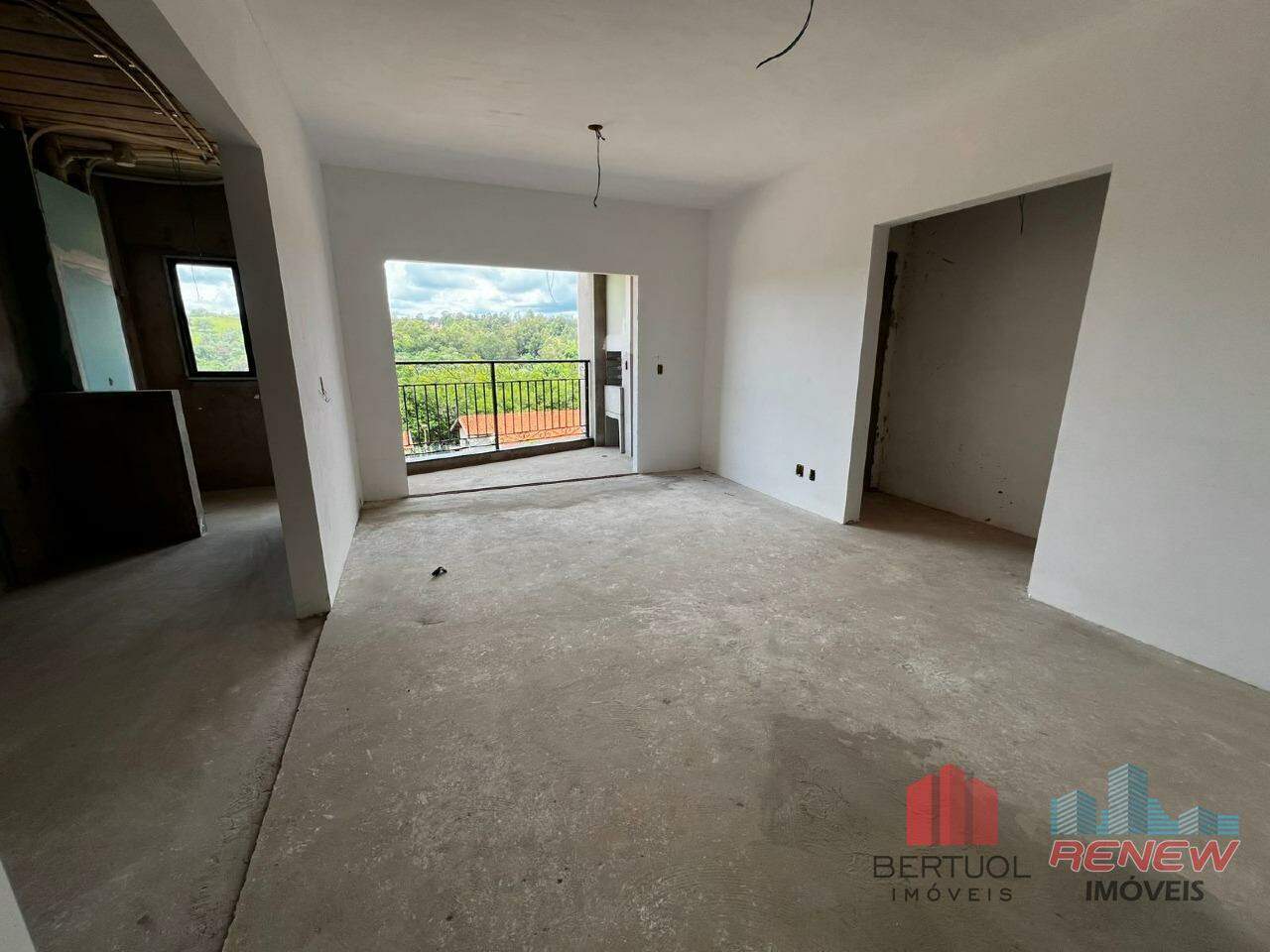Apartamento à venda Villa Cascais Gardens em Vinhedo: Sala  integrada com a cozinha 