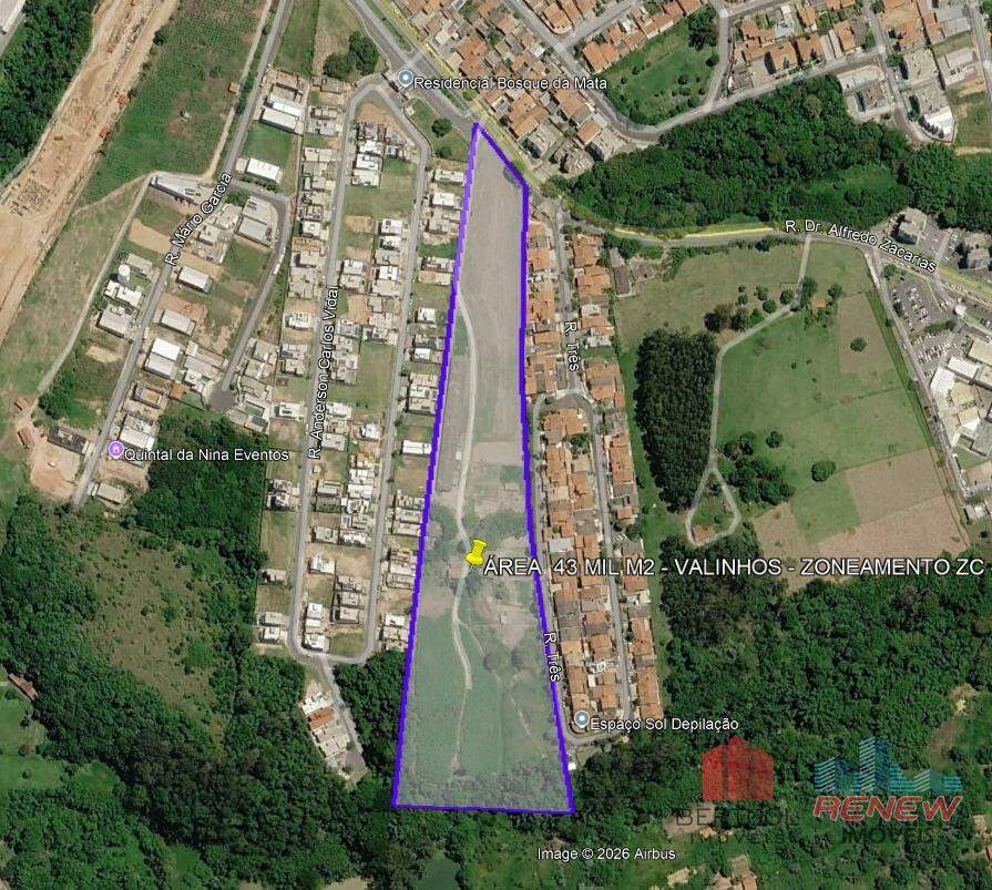 Área à venda Vila Pagano em Valinhos: ÁREA