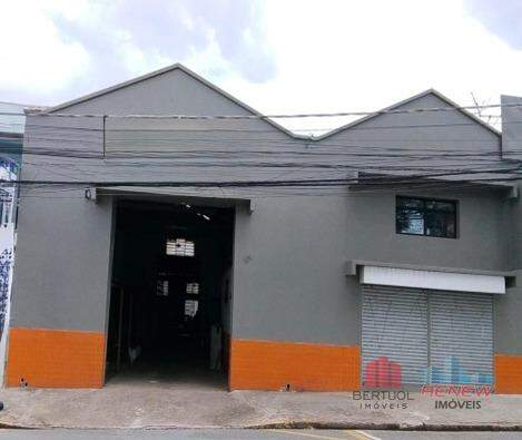 Salão comercial para aluguel Vila Arens I em Jundiaí: 