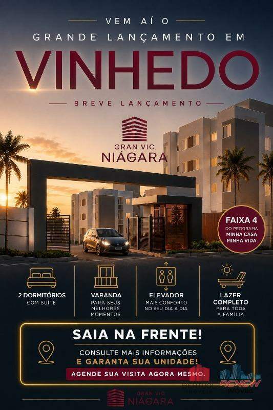 Apartamento à venda Gran Vic Niagara em Vinhedo: 