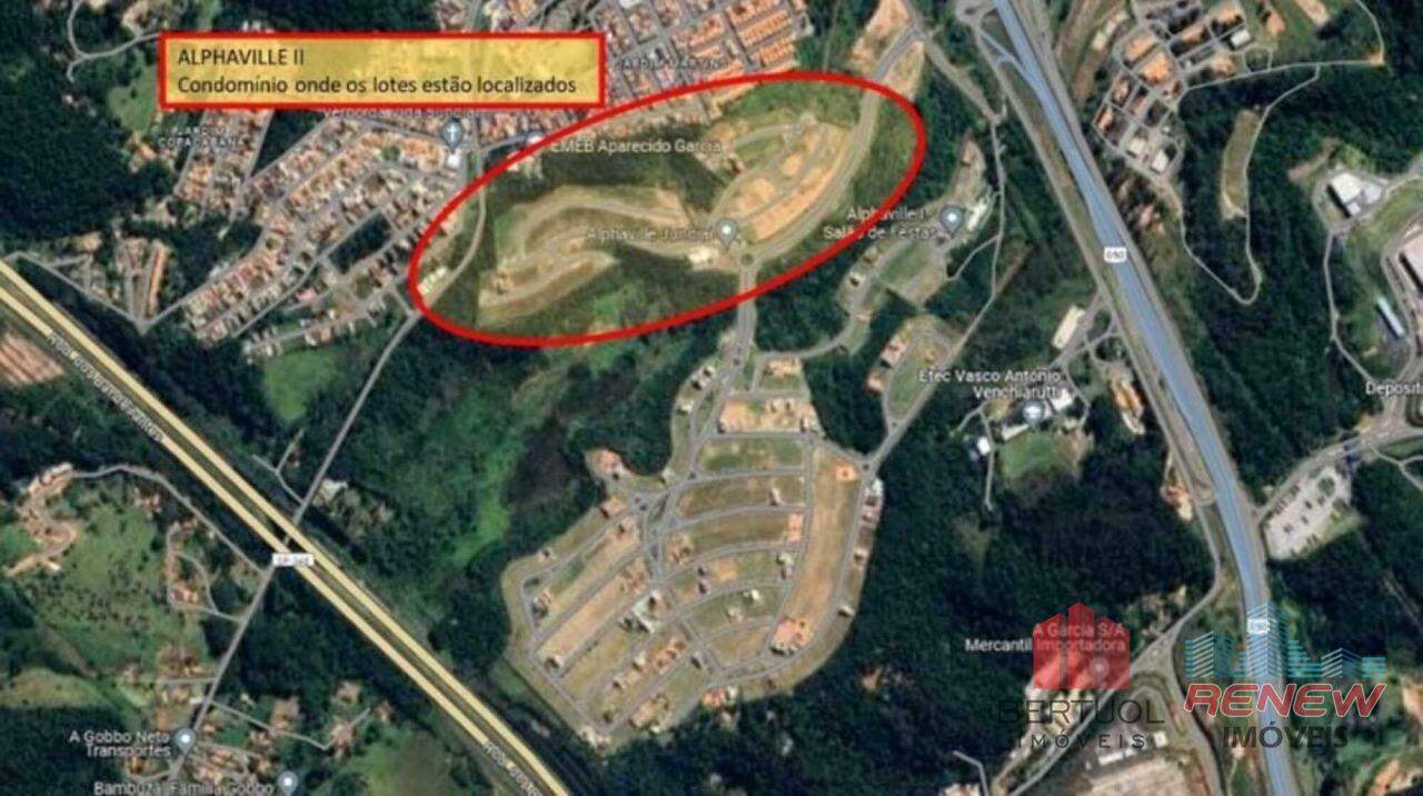 Terreno em condomínio à venda Condomínio Alphaville - Fase II em Jundiaí: 