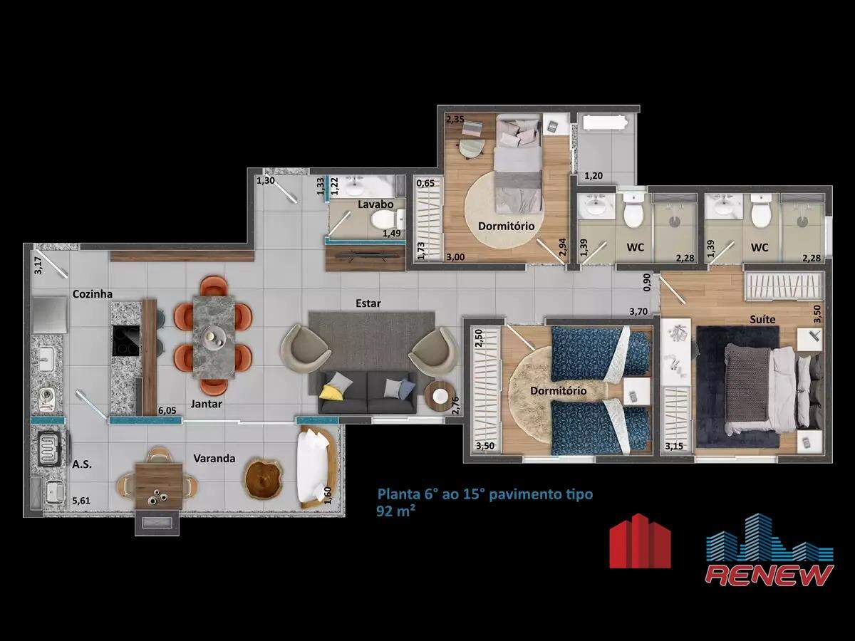 Apartamento à venda Singolare Residenze em Valinhos: 