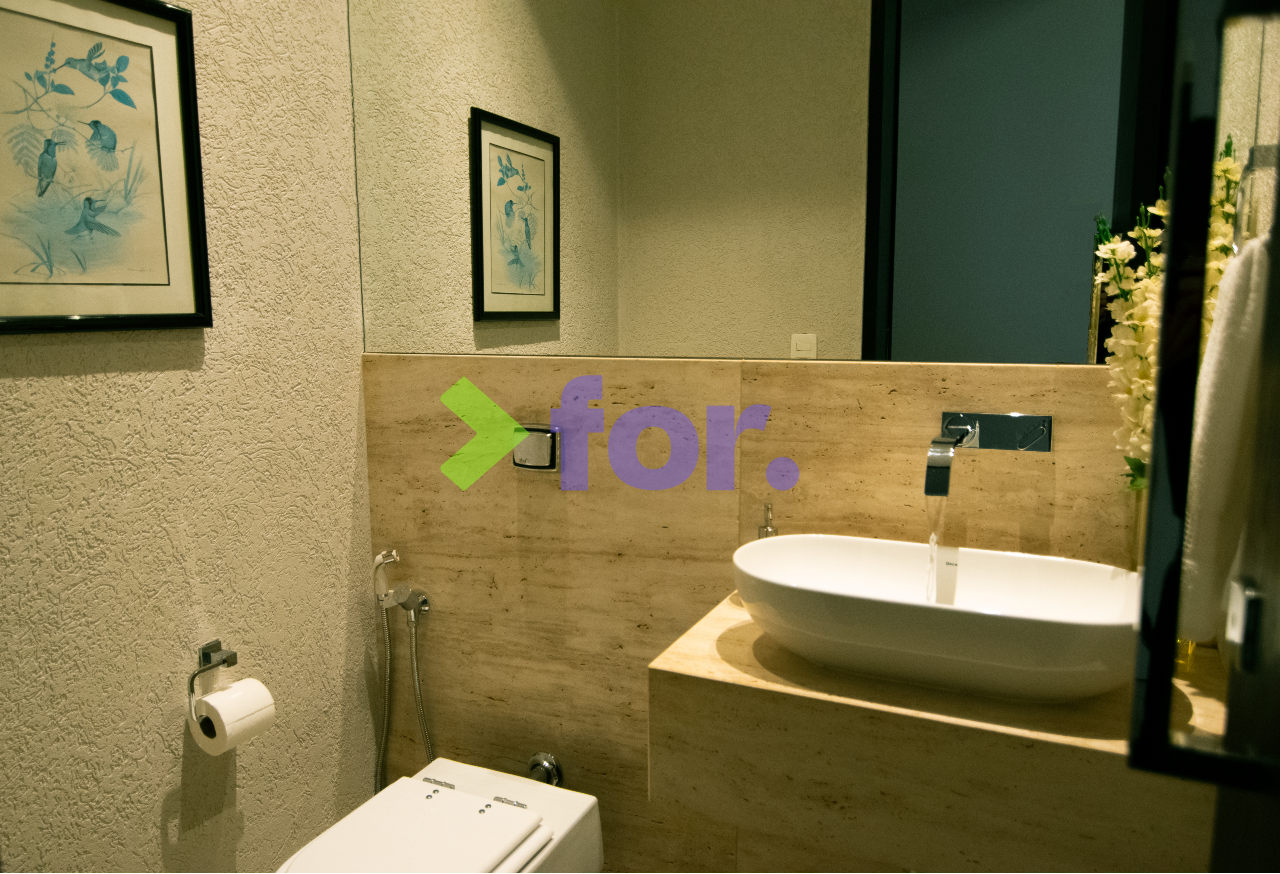 Casa em condomínio à venda no Alphaville Lagoa dos Ingleses: Lavabo