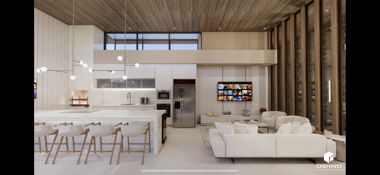 Casa em condomínio à venda, 4 suítes, 6 vagas, Ecoville – Dourados/MS