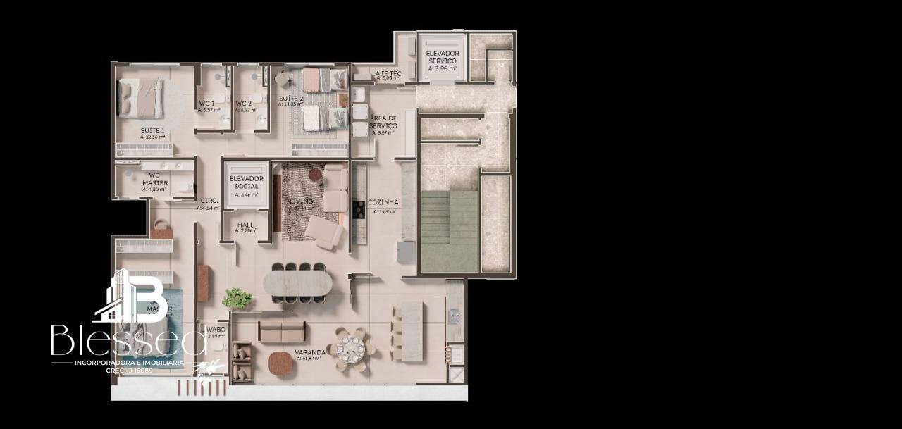 Apartamento à venda no Centro: 