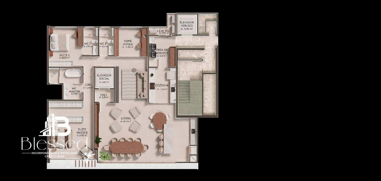 Apartamento à venda no Centro: 
