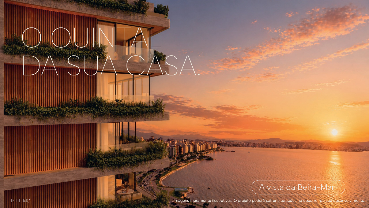 Empreendimento 3 quartos em Agronômica, Florianópolis | Ritmo Beira-Mar: 