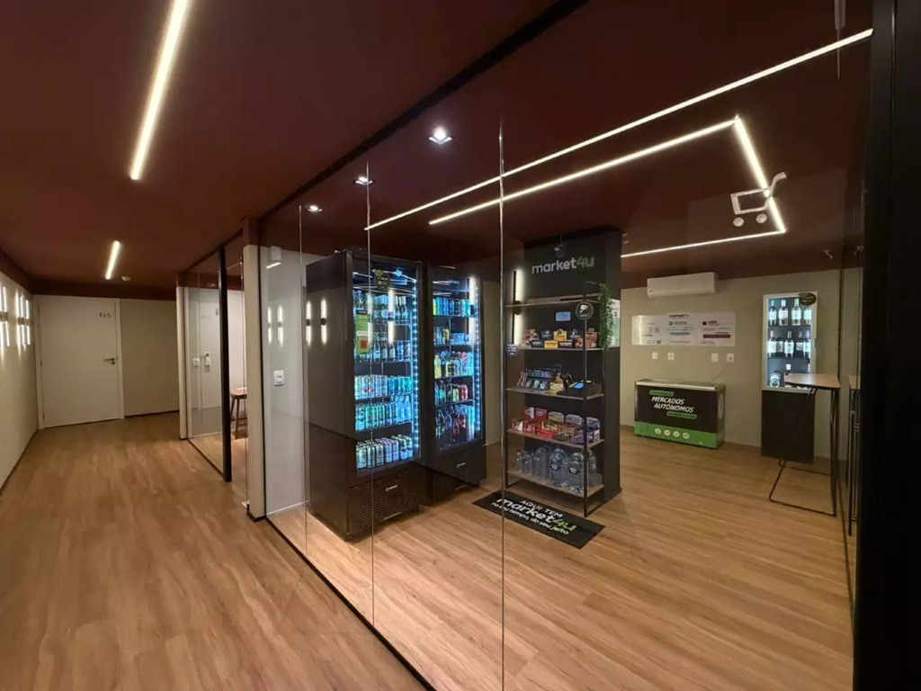 Studio 1 quarto em Centro, Florianópolis | Downtown Smart Studios: 