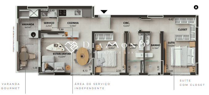 Apartamento à venda no Gávea: 