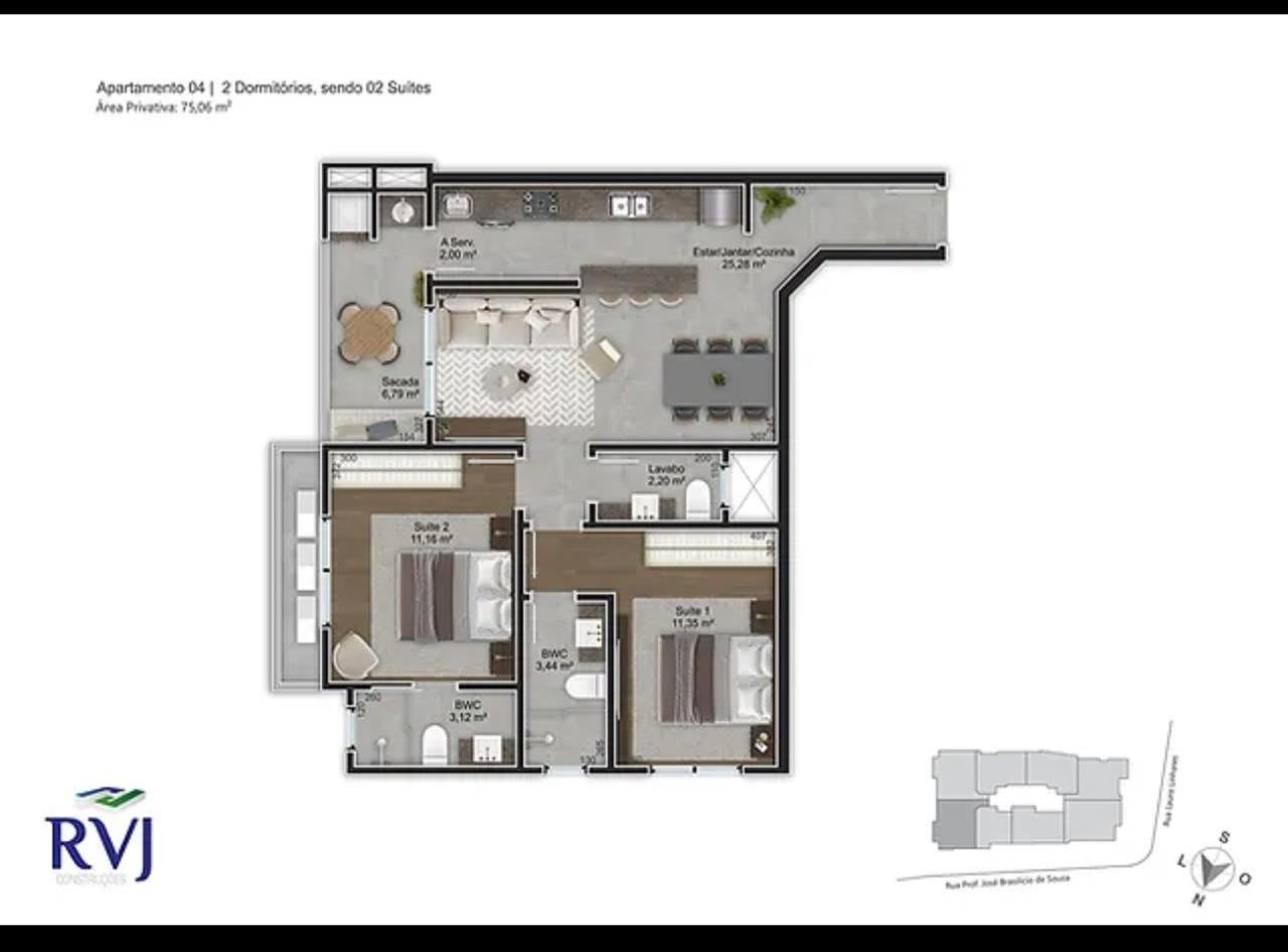 Apartamento[ NumeroQuarto] Trindade Florianópolis Rafael Moritz: 