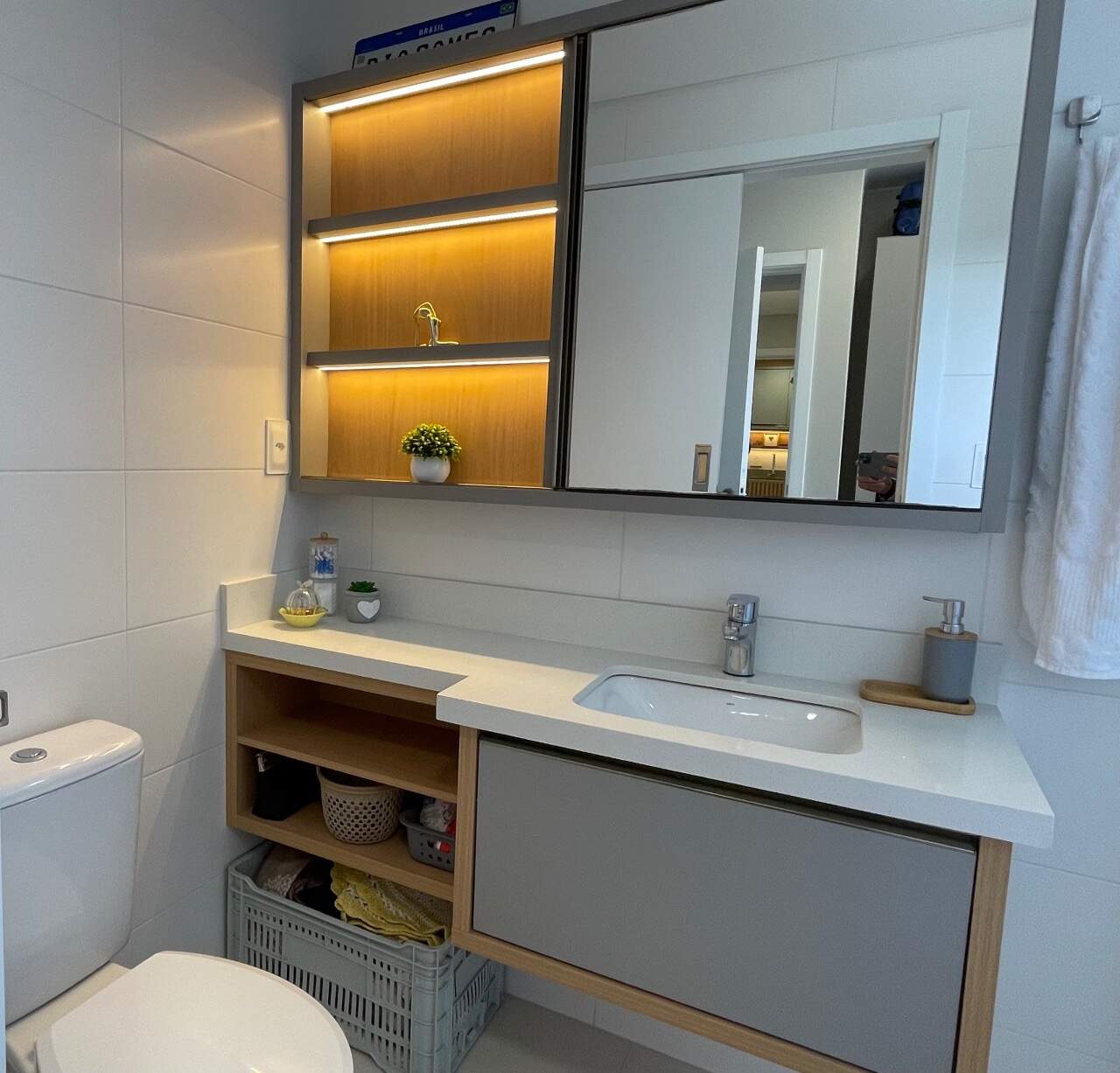 Apartamento[ NumeroQuarto] Jardim Atlântico Florianópolis Jardim Poente: Banheiro da suíte