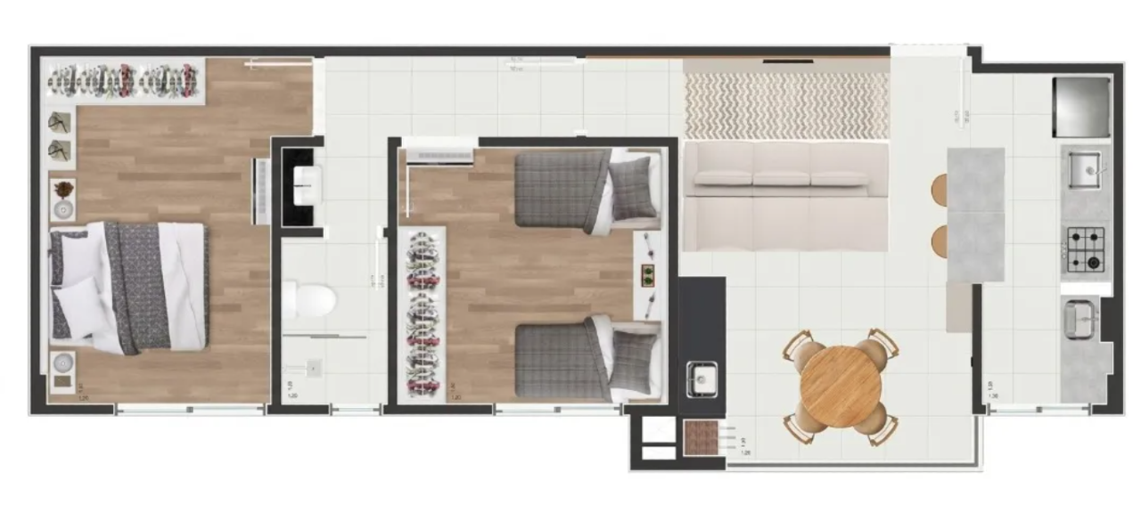 Apartamento[ NumeroQuarto] Carvoeira Florianópolis Cecília: 