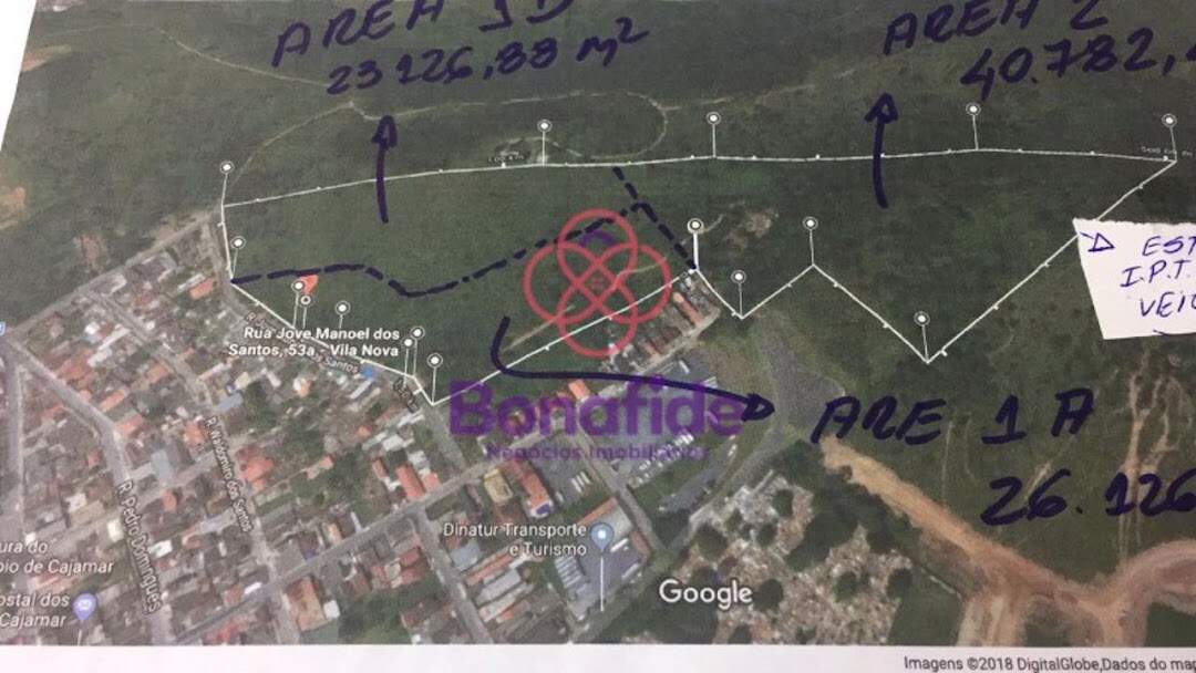 Área à venda no Centro: 