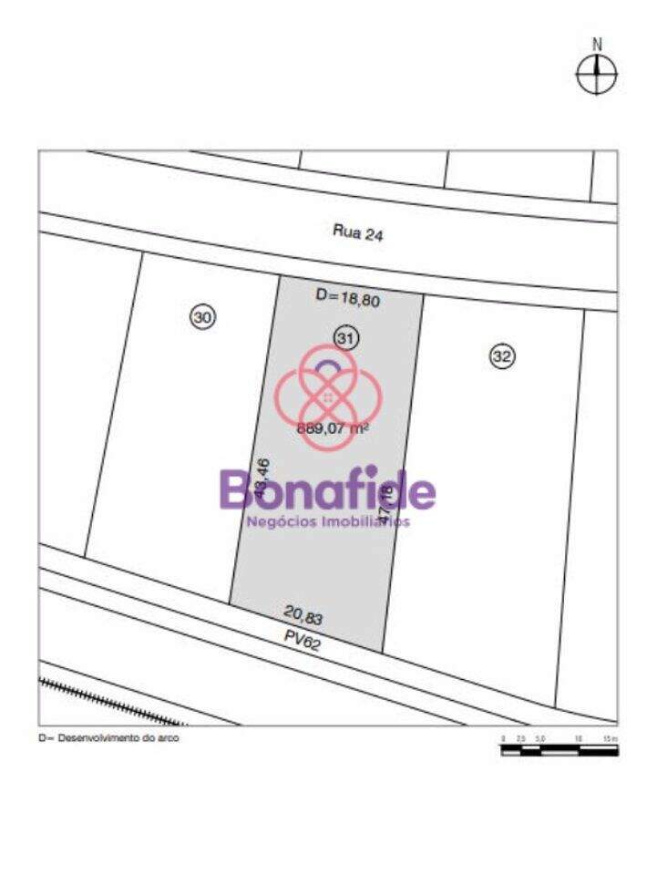 Terreno à venda no Chácara Terra Nova: 