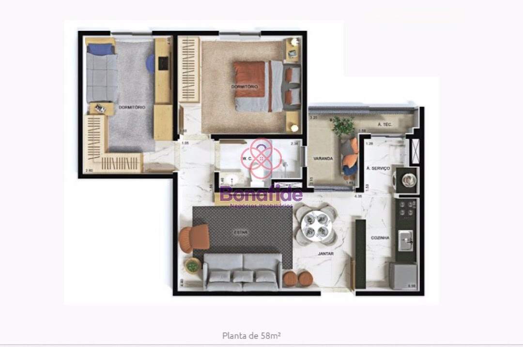 Apartamento à venda no Jardim do Lago: 