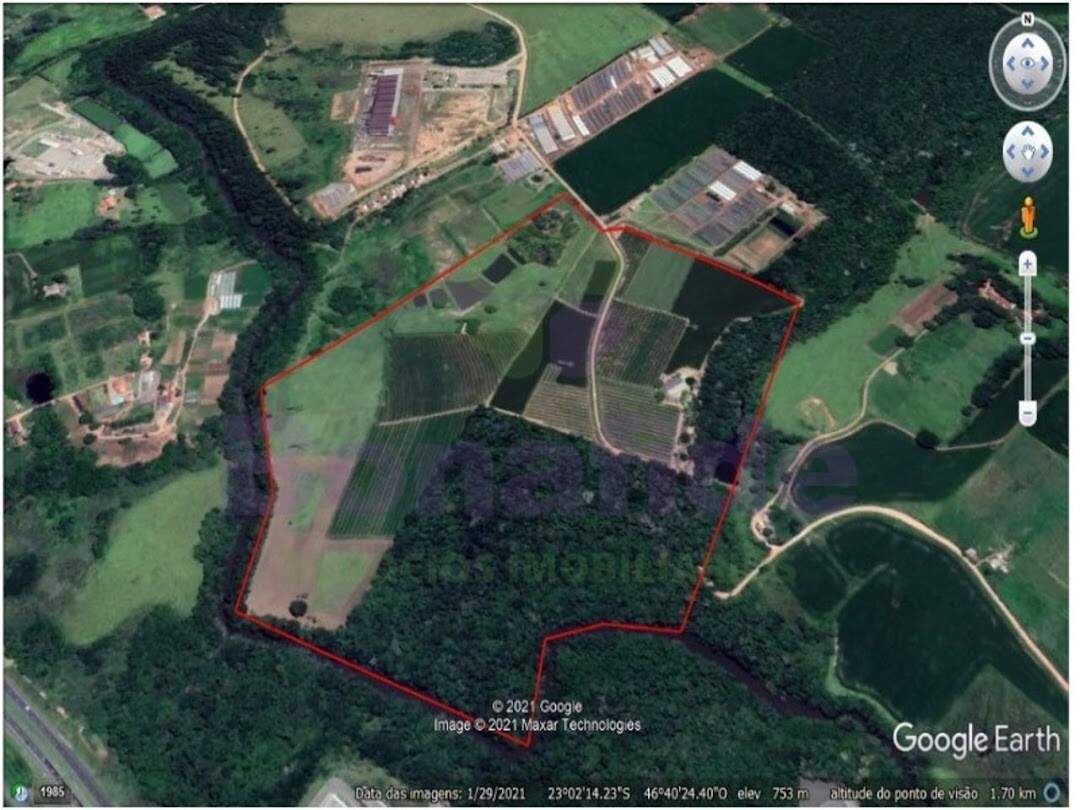 Área à venda no Pinhal: 