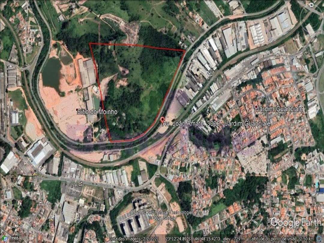 Área à venda no Chácara Lagoa Branca: 