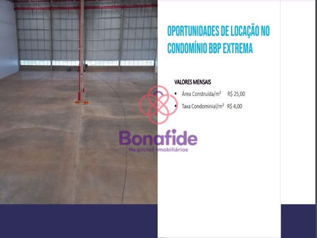 Galpão para aluguel no Rodeio: 