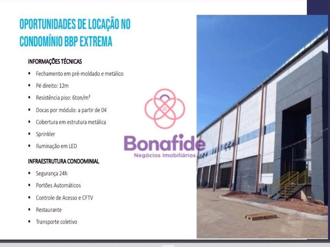 Galpão para aluguel no Rodeio: 