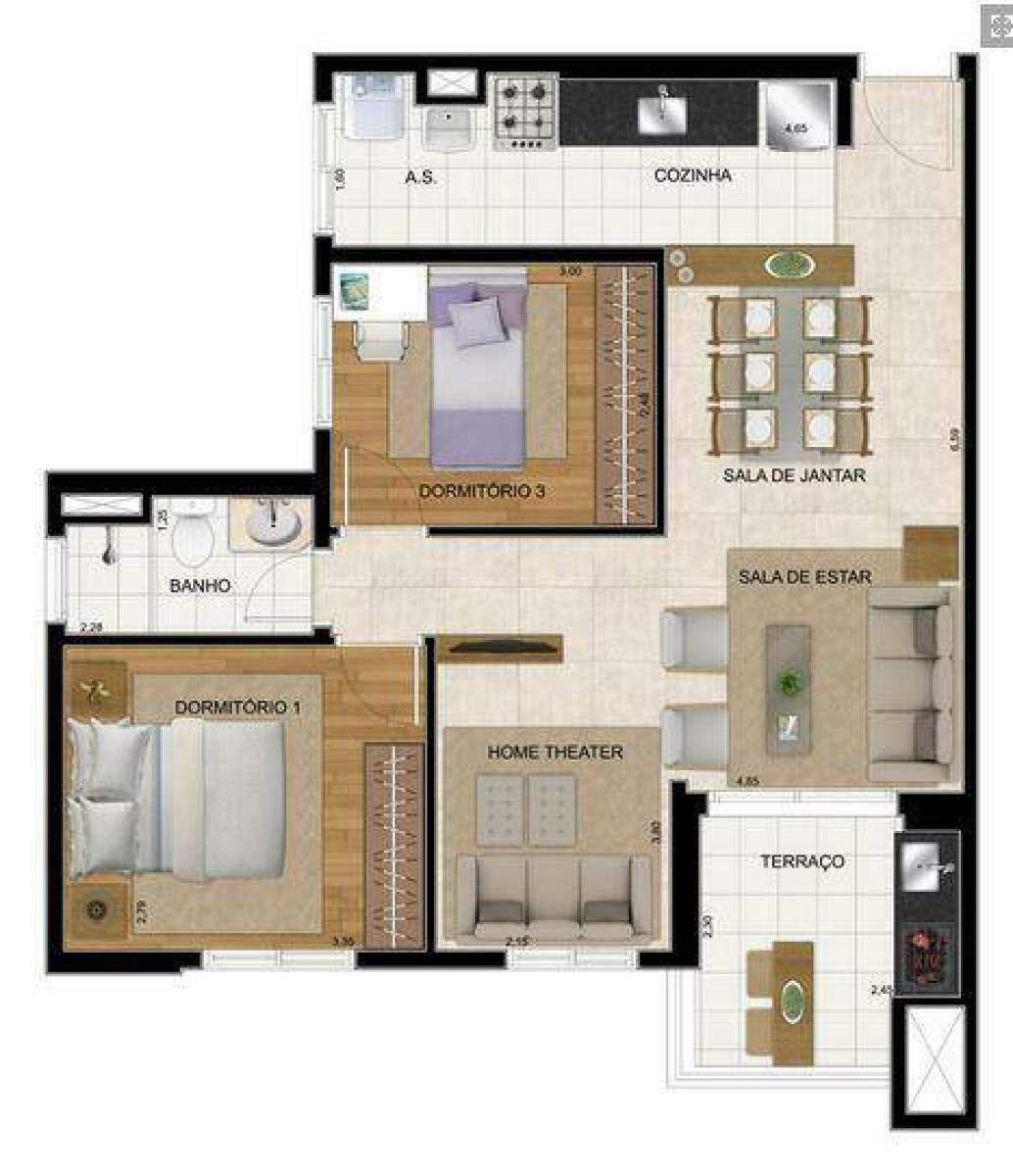 Apartamento à venda no Independência: 