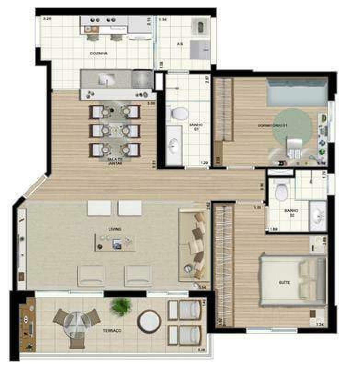 Apartamento à venda no Centro: 