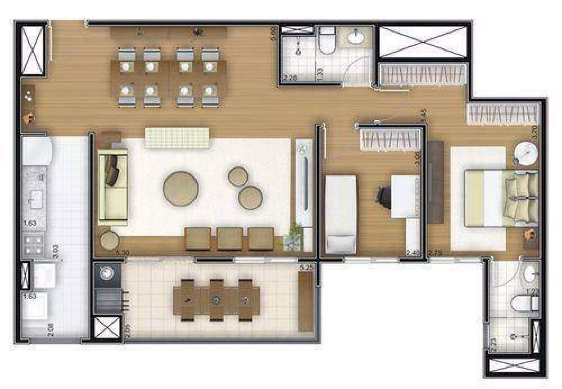 Apartamento à venda no Baeta Neves: 