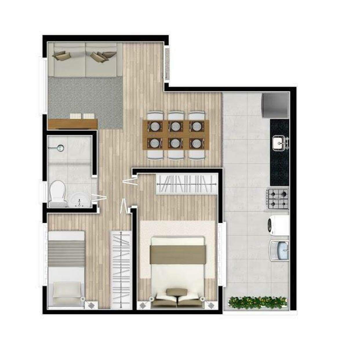 Apartamento à venda no Vila Pires: 