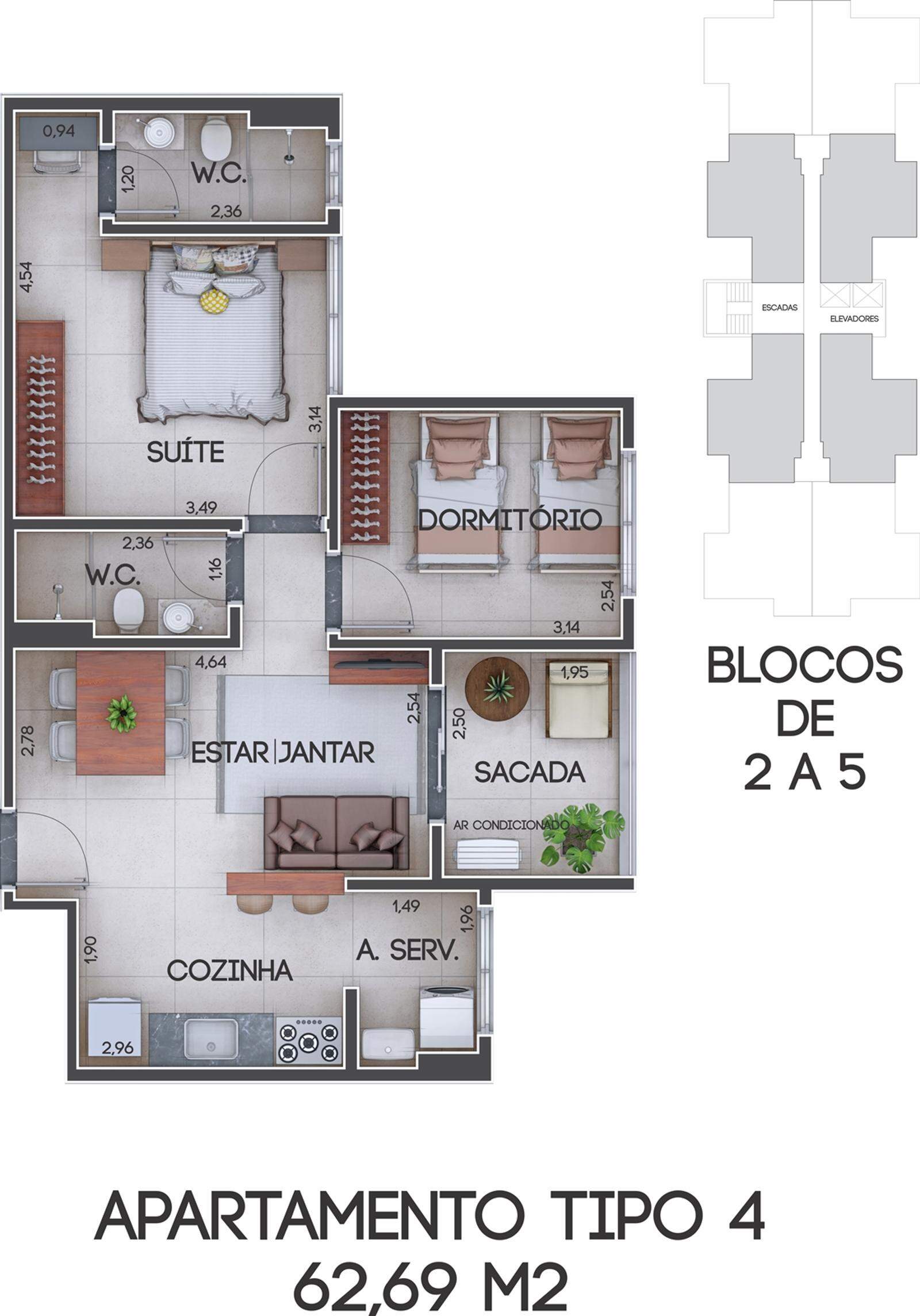 Apartamento à venda no Vila Planalto: 