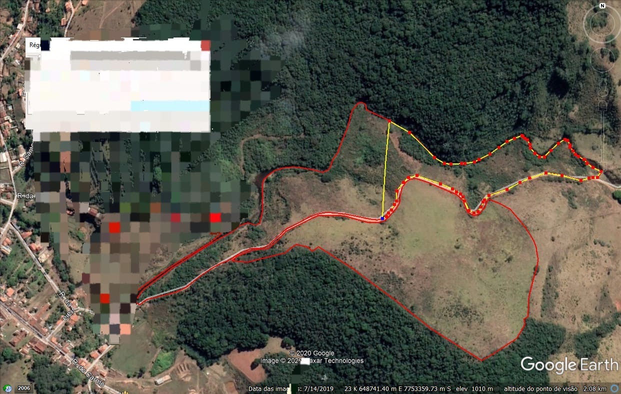 Terreno / Área à venda no Centro: 