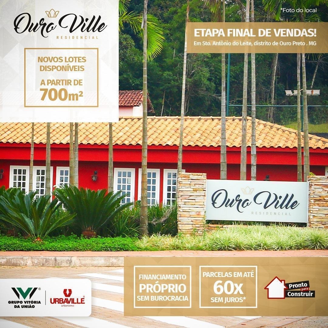 Lote à venda no Santo Antônio Do Leite: 