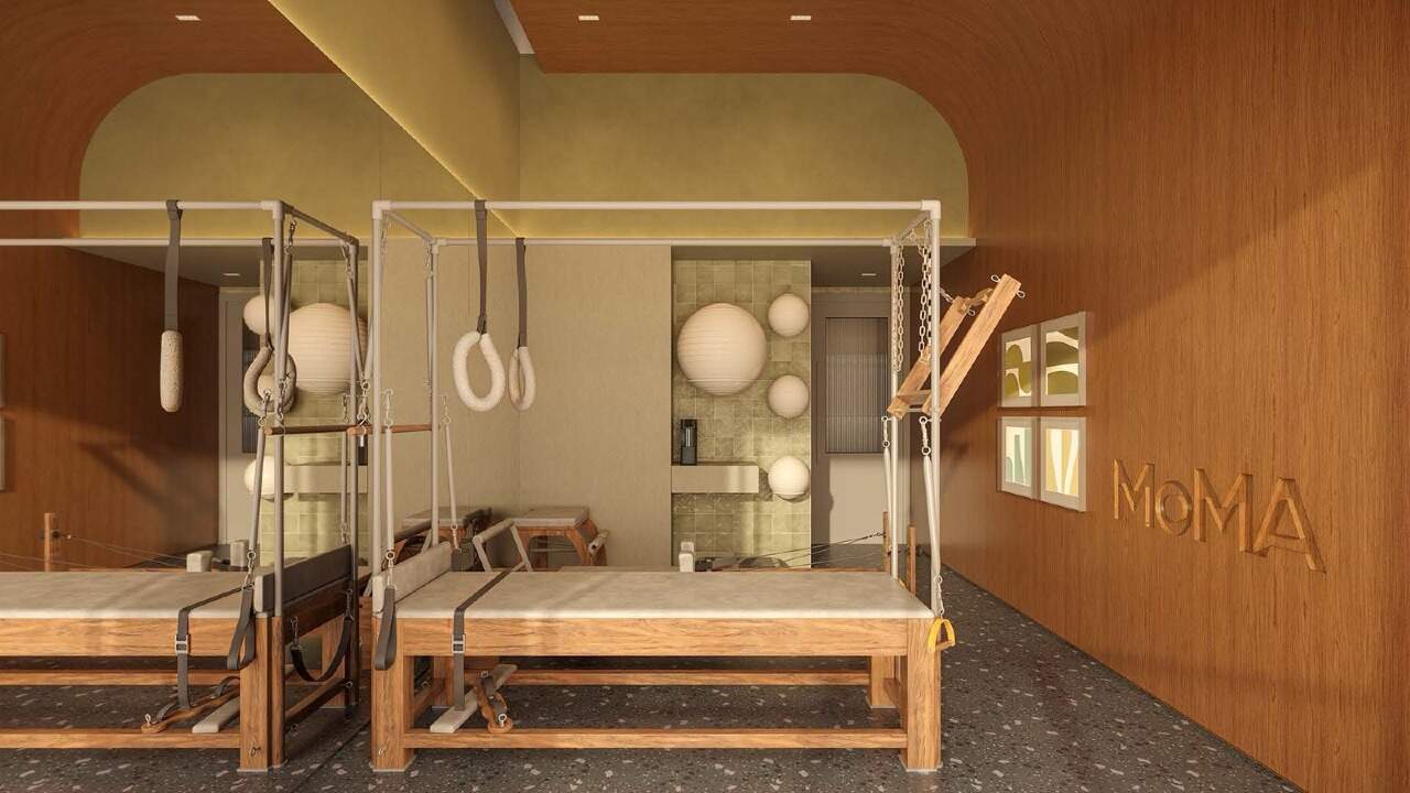 Estúdio de pilates do espaço wellness (imagem ilustrativa)