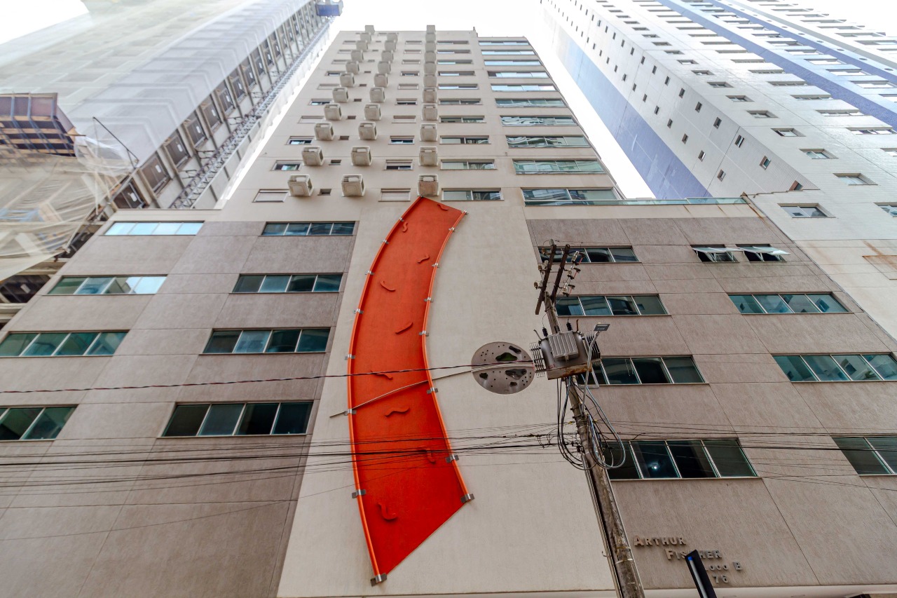Fachada do bloco posterior do Arthur Fischer