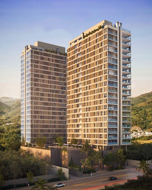 Torres Norte e Leste do Neos, da Max Realiza, na Praia Brava, Itajaí (imagem ilustrativa)