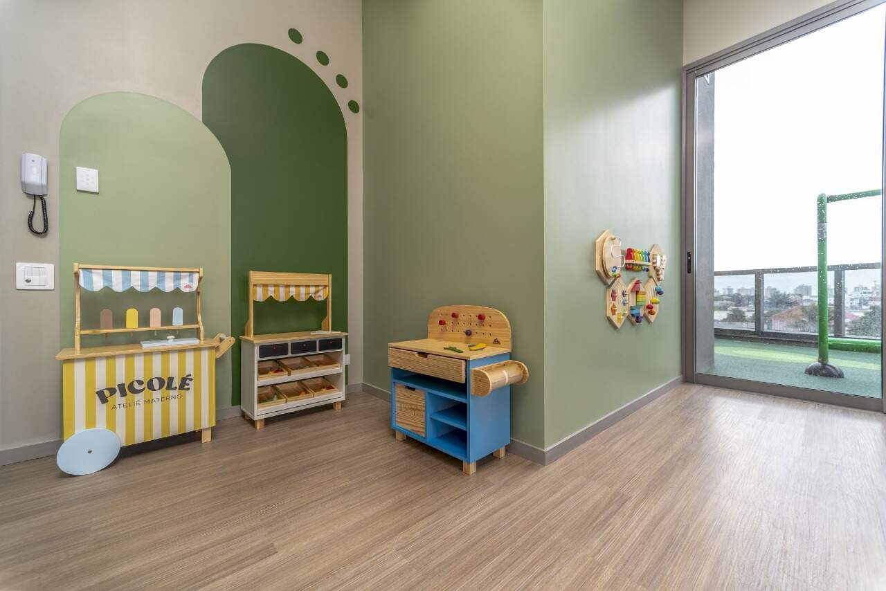 Brinquedoteca com cozinha infantil